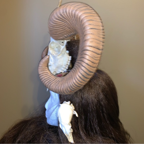 Warrior Goddess Headpiece Costume Cosplay Fantasy Skulls Dragon Con - Picture 5 of 7